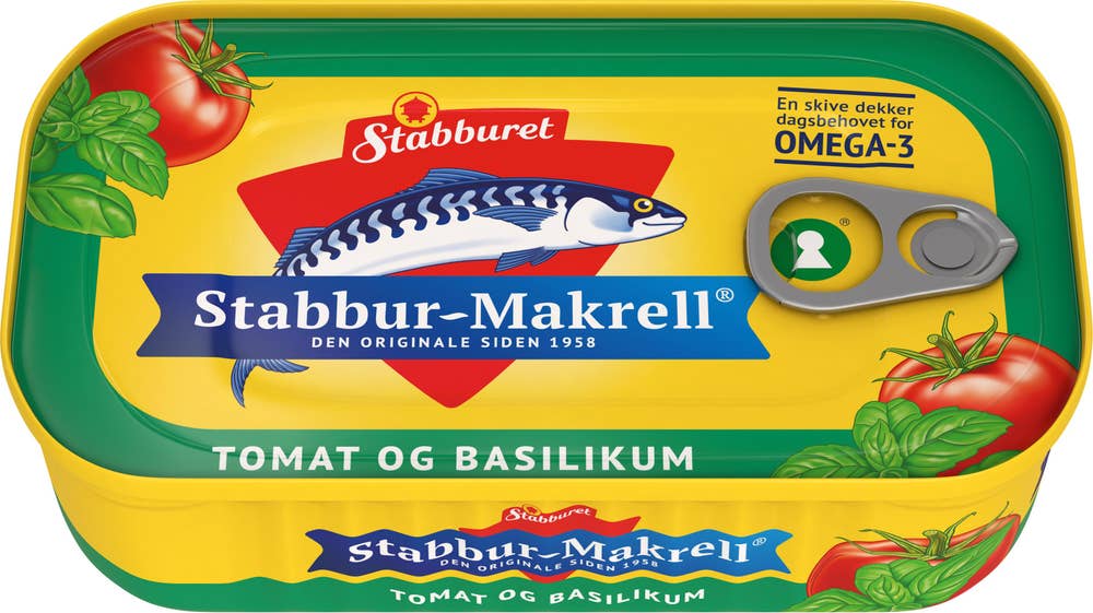 Stabburet Stabbur-Makrell Tomat og basilikum