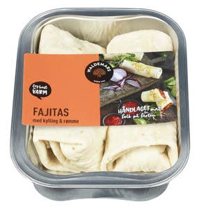 Waldemars Fajitas med kylling og rømme 2stk