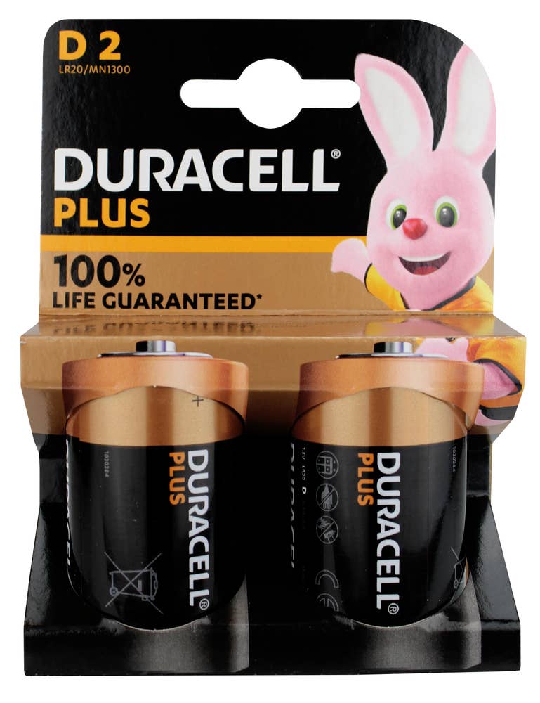 Duracell Batteri D Plus Power