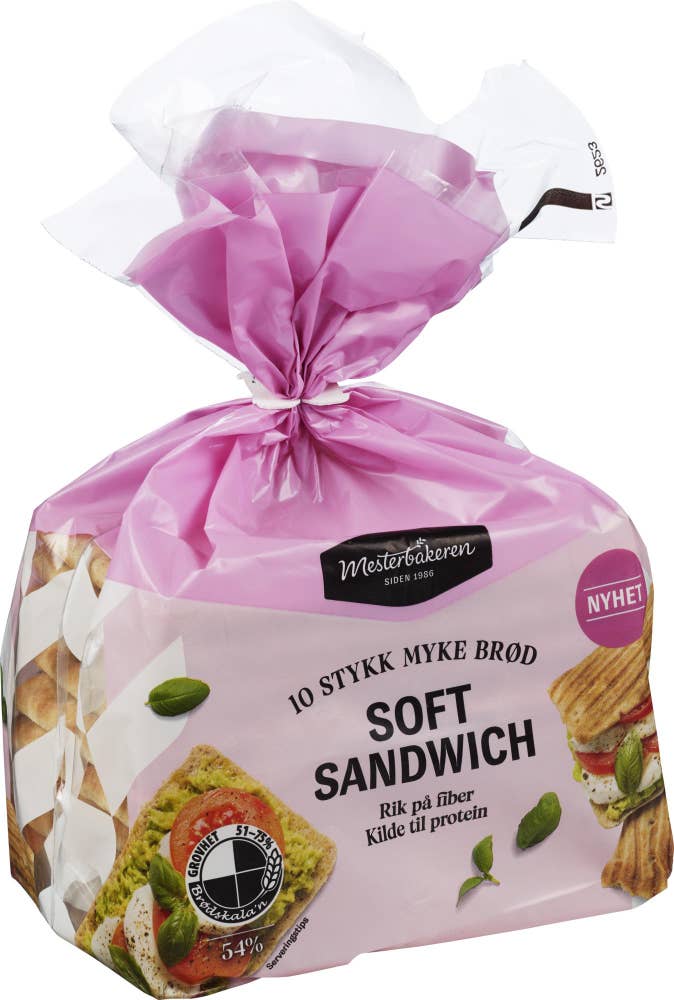 Mesterbakeren Soft Sandwich 10pk