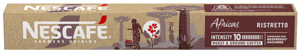 Nescafé Africas ristretto 10 stk Intensitet 10