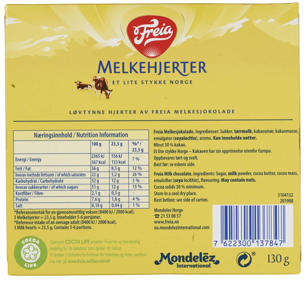 FREIA Melkehjerter