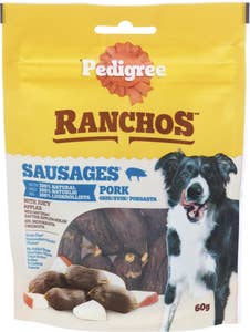 Pedigree Ranchos Sausages med svin