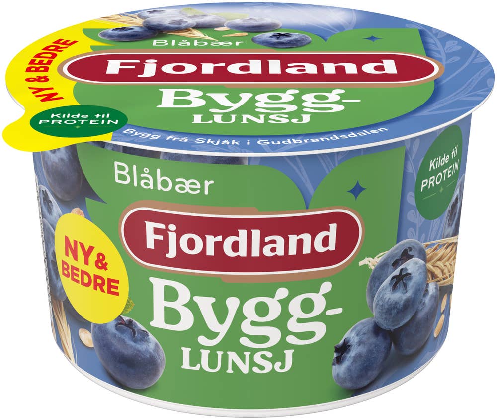 Fjordland Byggrynslunsj Med blåbær