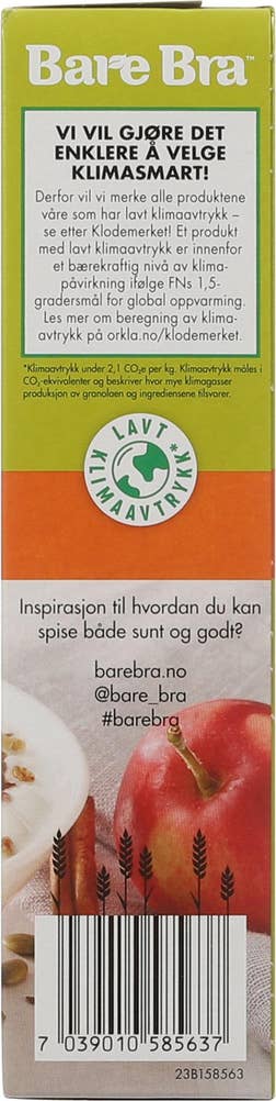 Bare Bra Granola Eple og Kanel Limited Edition
