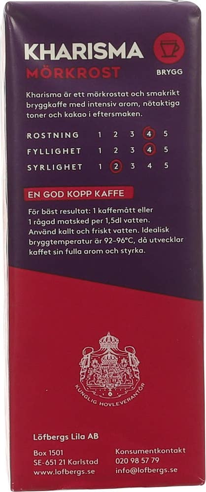 Löfbergs Kharisma filtermalt Mørkbrent