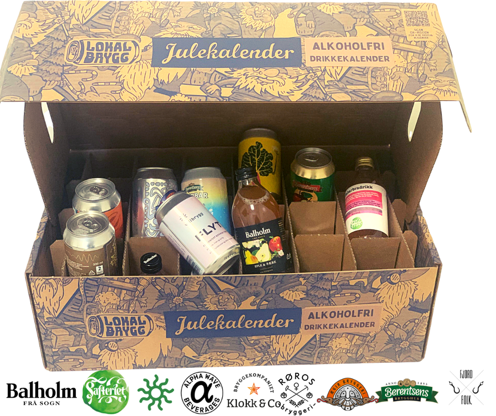 Lokalbrygg Drikkekalender 24 x 0,33L