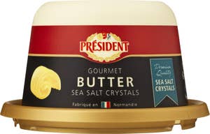 PRESIDENT Gourmet butter Sea salt crystals