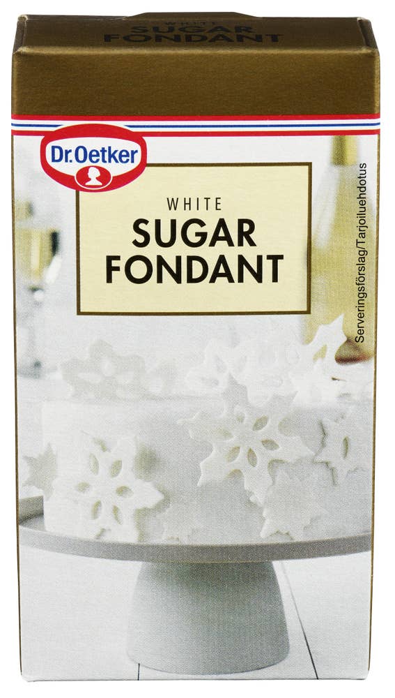 Dr. Oetker Hvit sukkerfondant