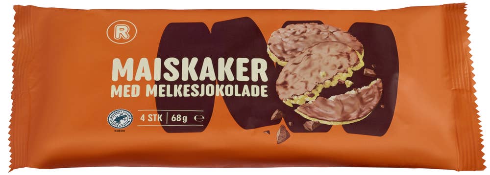 R Maiskake med sjokolade