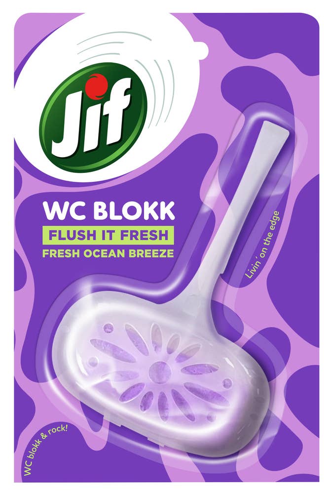 Jif WC-blokk Flush it fresh Fresh ocean breeze