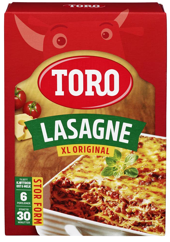 Toro Lasagne Familiepakning