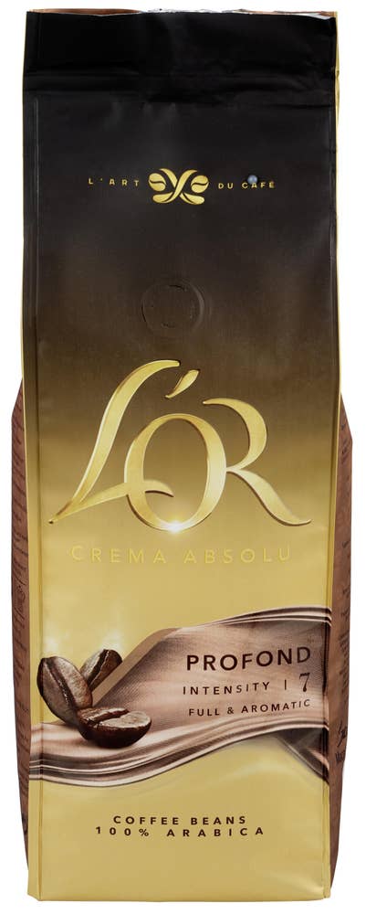 L'Or Crema Profondo 100% Arabica Intensitet 7, hele bønner