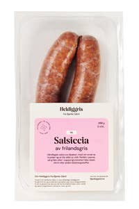 Heldiggris Salsiccia rå Frilandsgris 2 stk