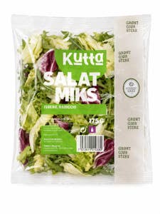 KUTTA Salatmix Isberg og Radiccio Vasket