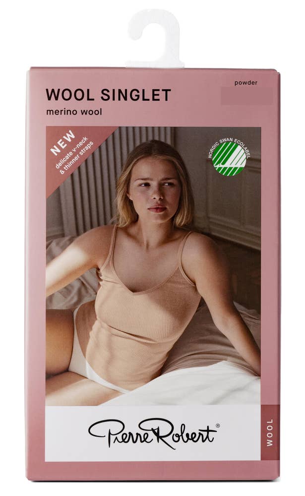 Pierre-Robert¤PR Singlet i ull Dame Nude, str. M/L