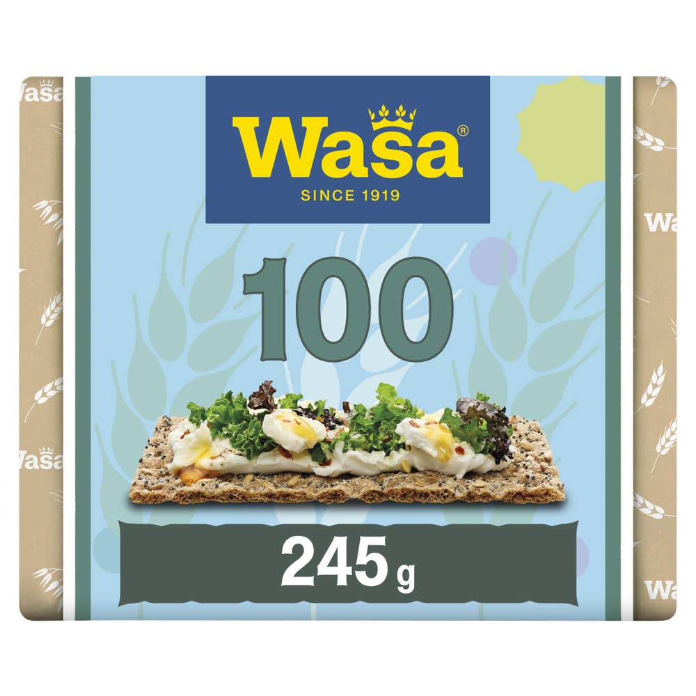 Wasa Knekkebrød 100 Frø & Havsalt