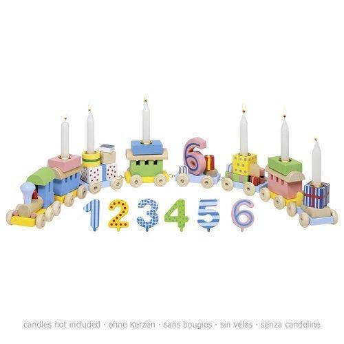 Sprell Bursdagstog i tre med 7 vogn