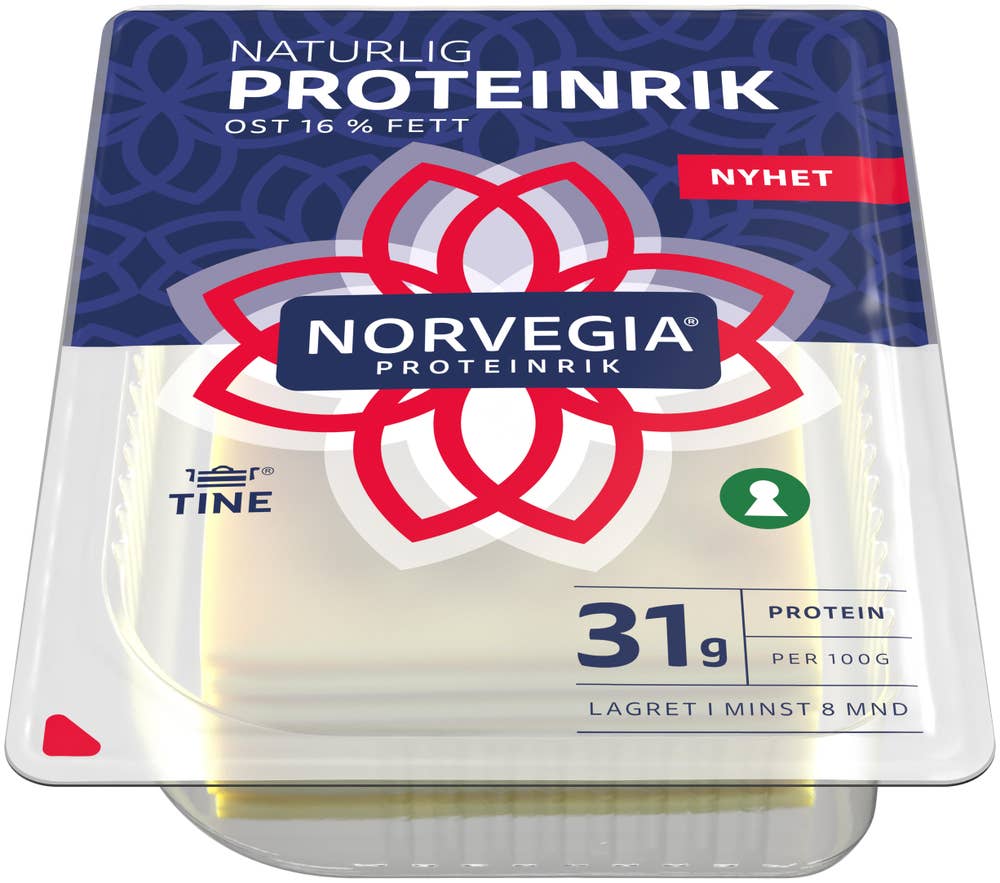 TINE Norvegia proteinrik Skivet
