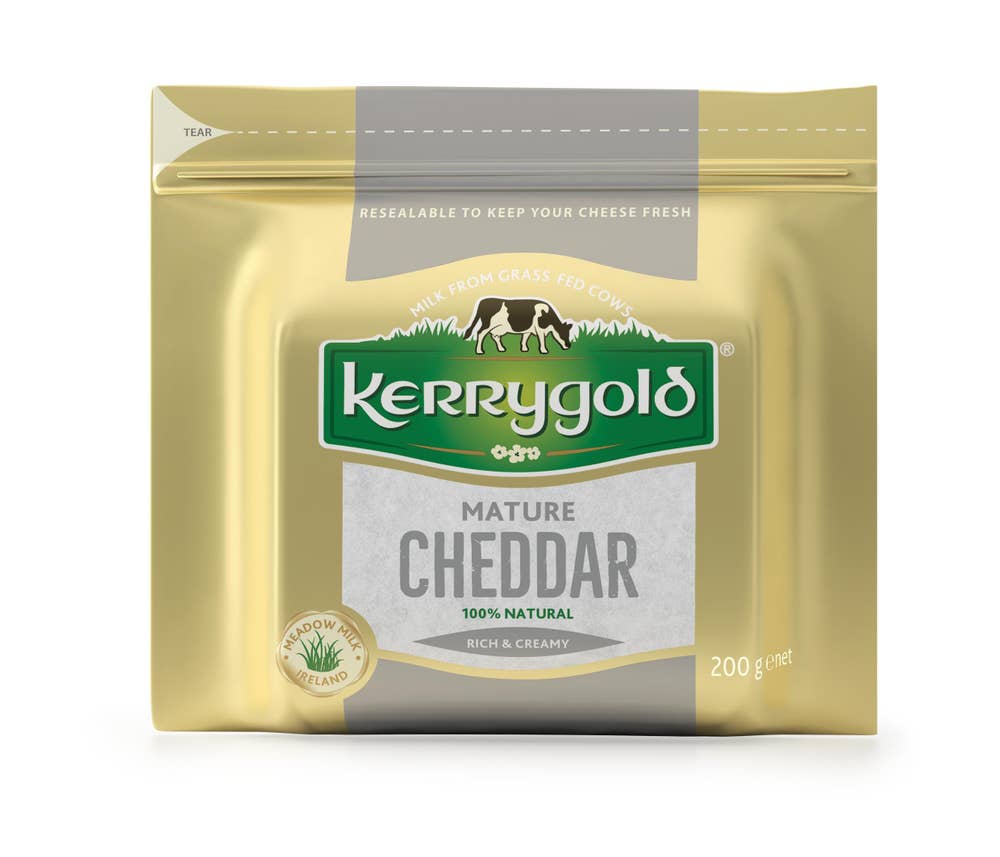 Lagret irsk cheddar 200 g