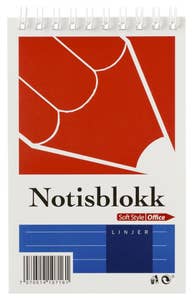 Notisblokk 50 ark