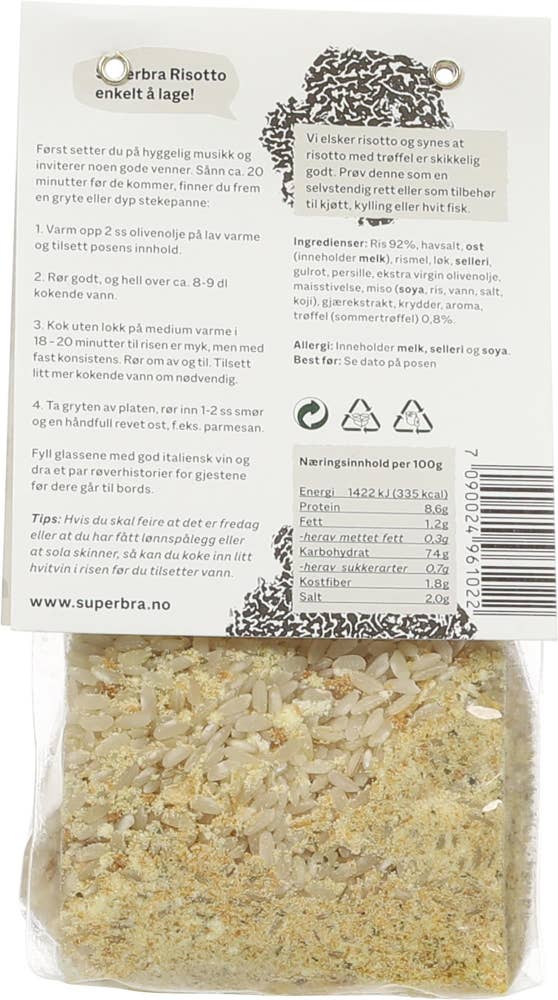 Superbra Risotto Med trøffel