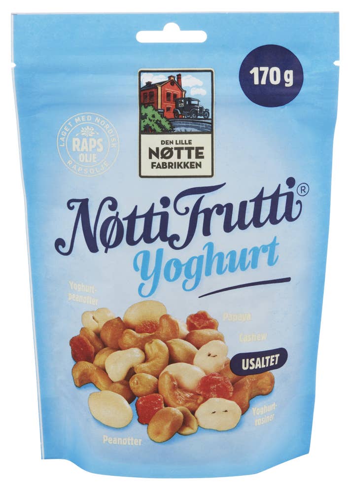 Nøtti Frutti Yoghurt Usaltet, 170 g