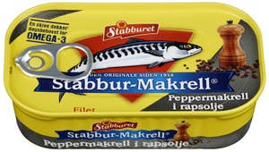 Stabbur-Makrell Peppermakrell i rapsolje