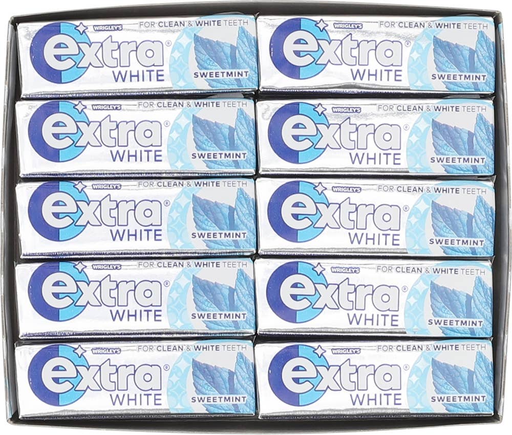 Extra Sweet Mint Tyggis 30 x 10 stk, 420 g