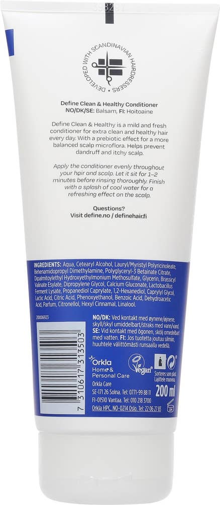 Define Clean & Healthy Conditioner
