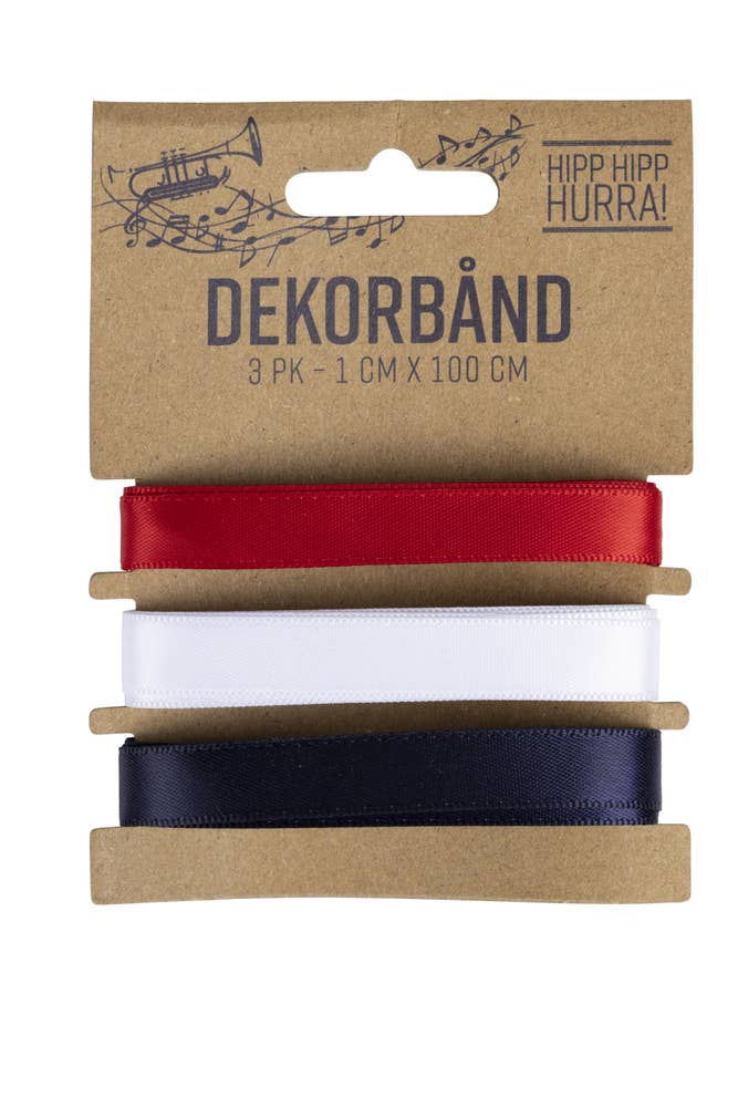 Nordic Season Products As Dekorbånd til 17. mai 1 x 100cm, 3 stykk
