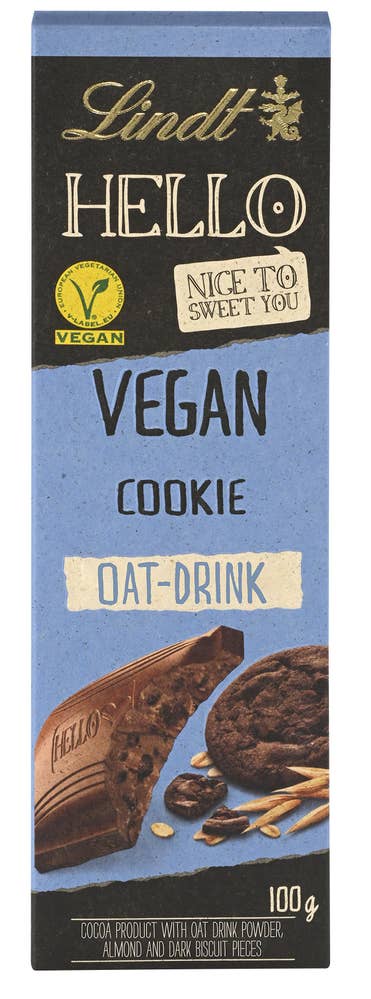 Lindt Hello Vegan Cookie havremelk