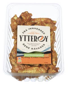 Ytterøy Grillet kyllingvingemiks Saktevoksende kylling
