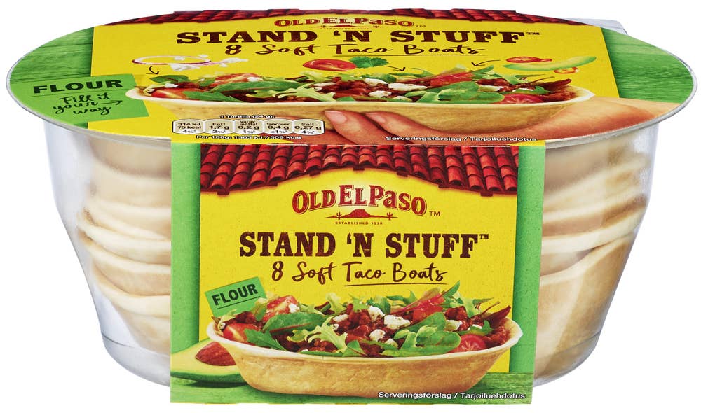 Old El Paso Stand'n Stuff Soft Tortillas 8stk