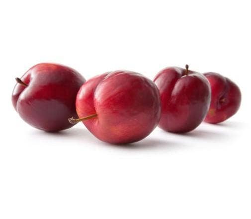 Blå / Rød Plommer I kurv, Italia / Spania