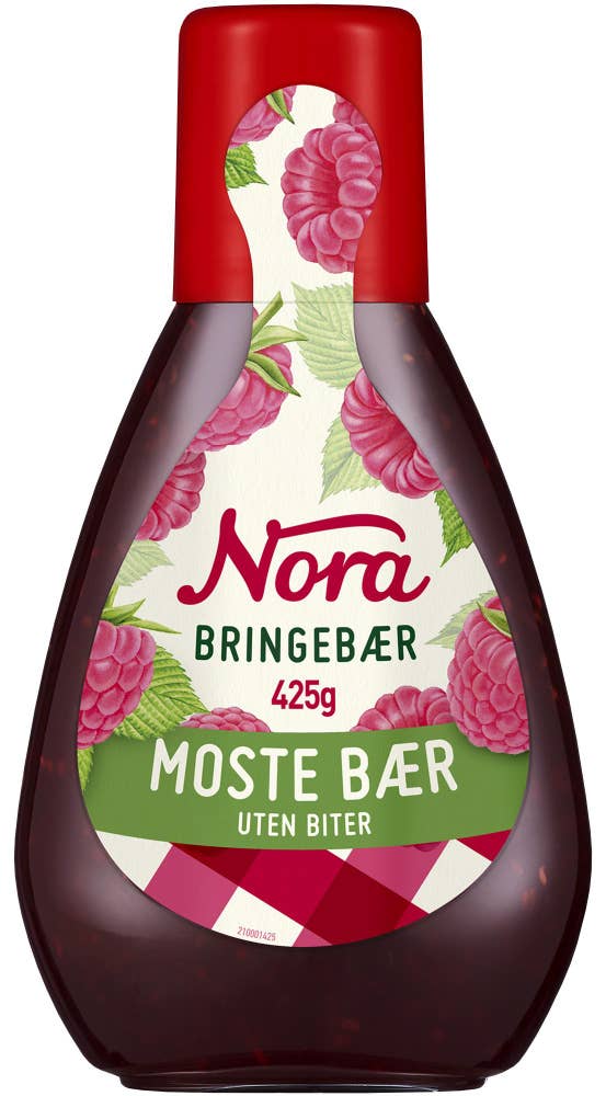 NORA Bringebærsyltetøy Squeezy