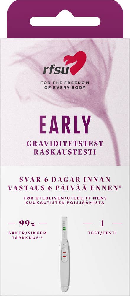 RFSU Graviditetstest tidlig