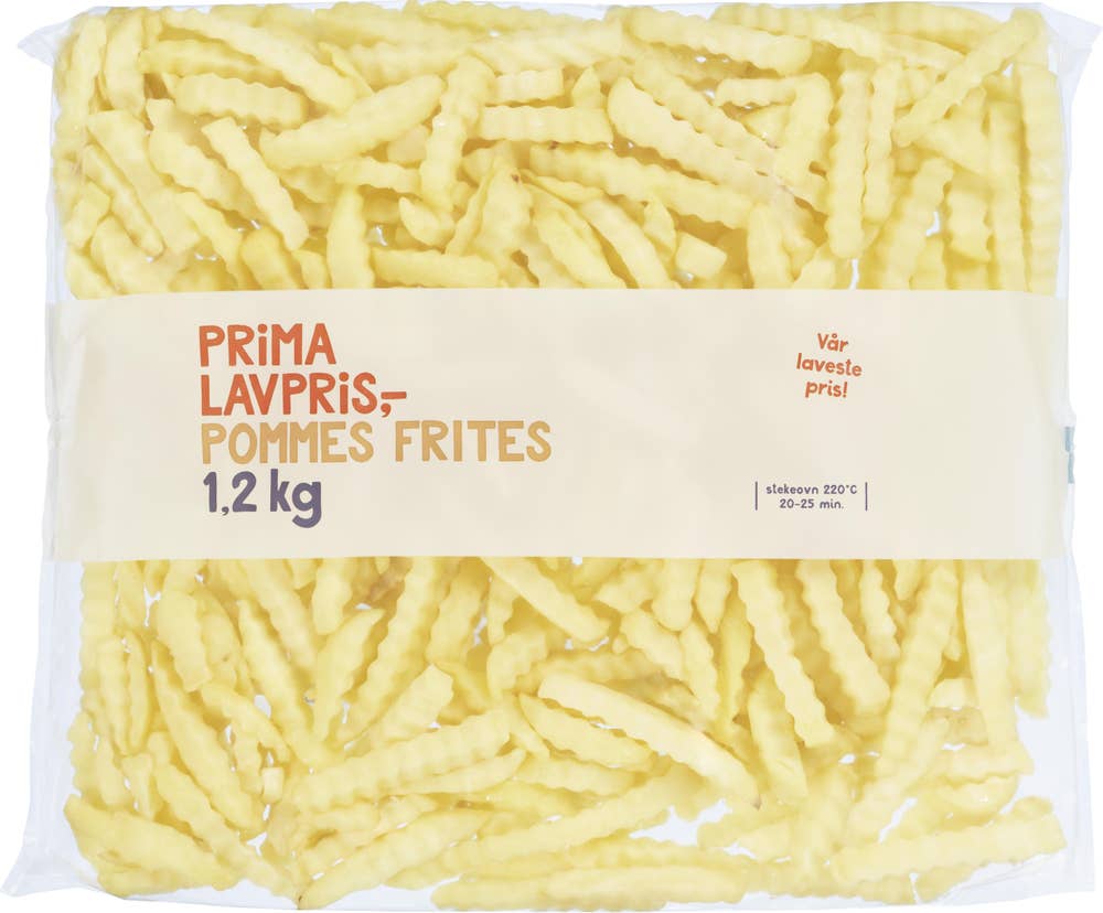 Prima Lavpris Pommes frites