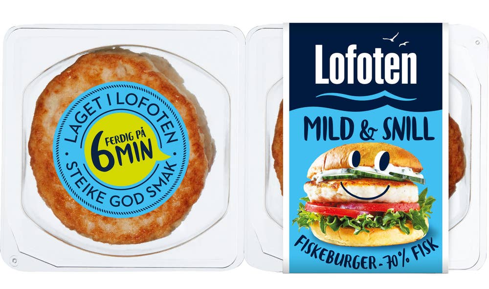 Lofoten Fiskeburger Mild og Snill