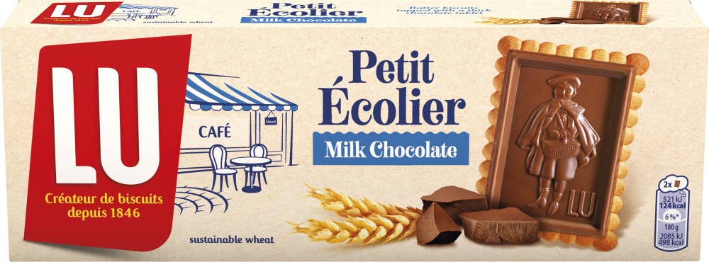 LU Kjeks Petit Écolier Milk Med melkesjokolade