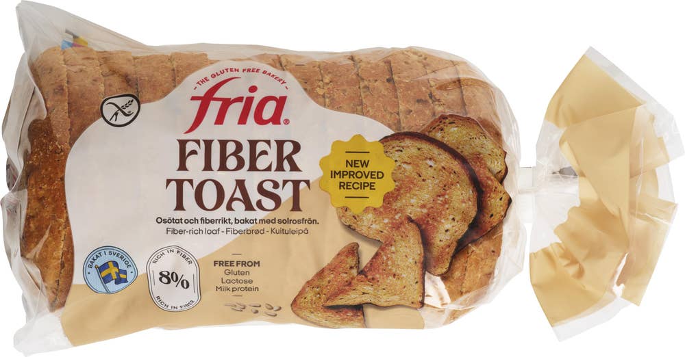 Fria Glutenfri fiberbrød
