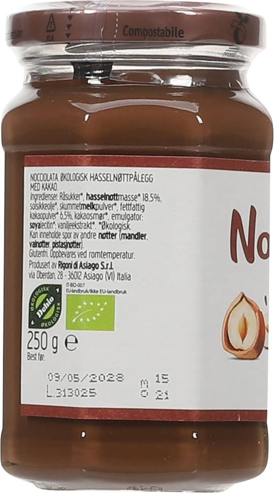 Rigoni di Asiago Nocciolata Økologisk hasselnøttpålegg