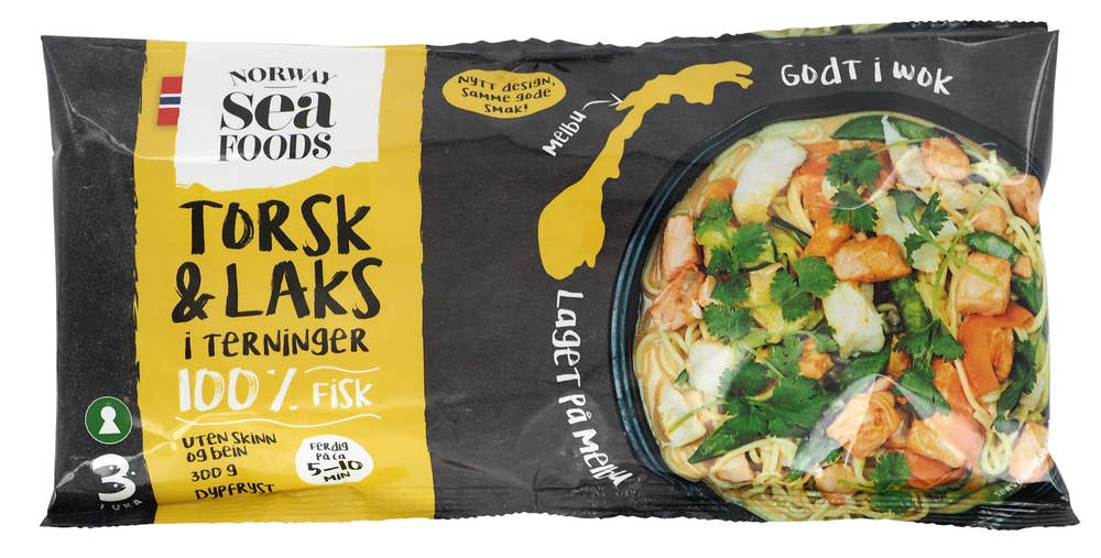 NWS Torsk og laks i terninger