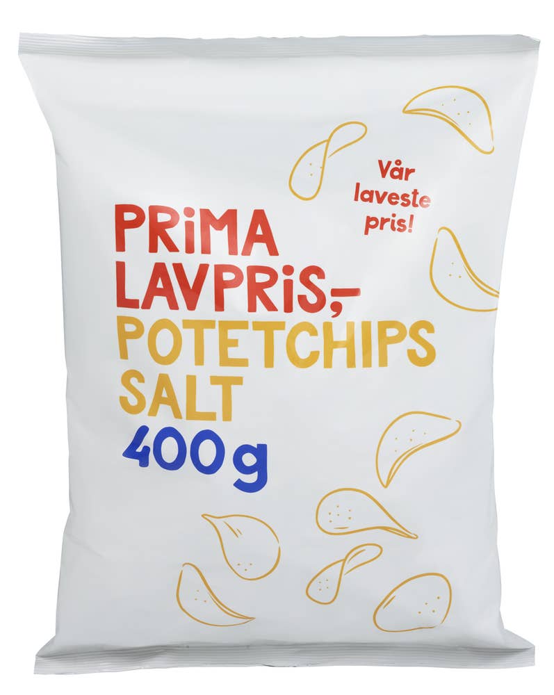 REMA 1000 Potetchips Classic Salt