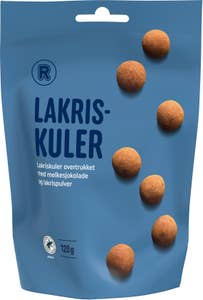 R Lakriskuler med melkesjokolade