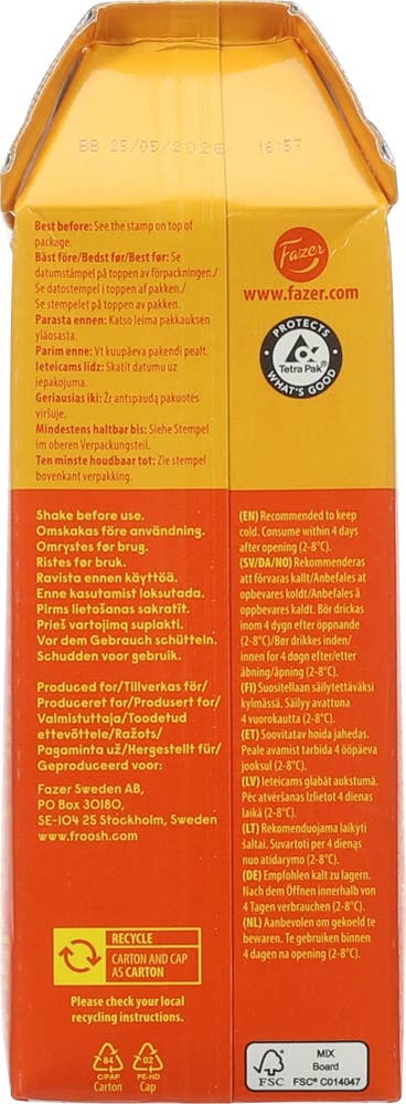 Froosh smoothie appelsin, mandarin, eple & sitron