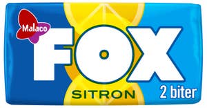 Malaco Fox Sitronkaramell 2 biter
