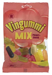 R Vingummi Mix Fruktsmak
