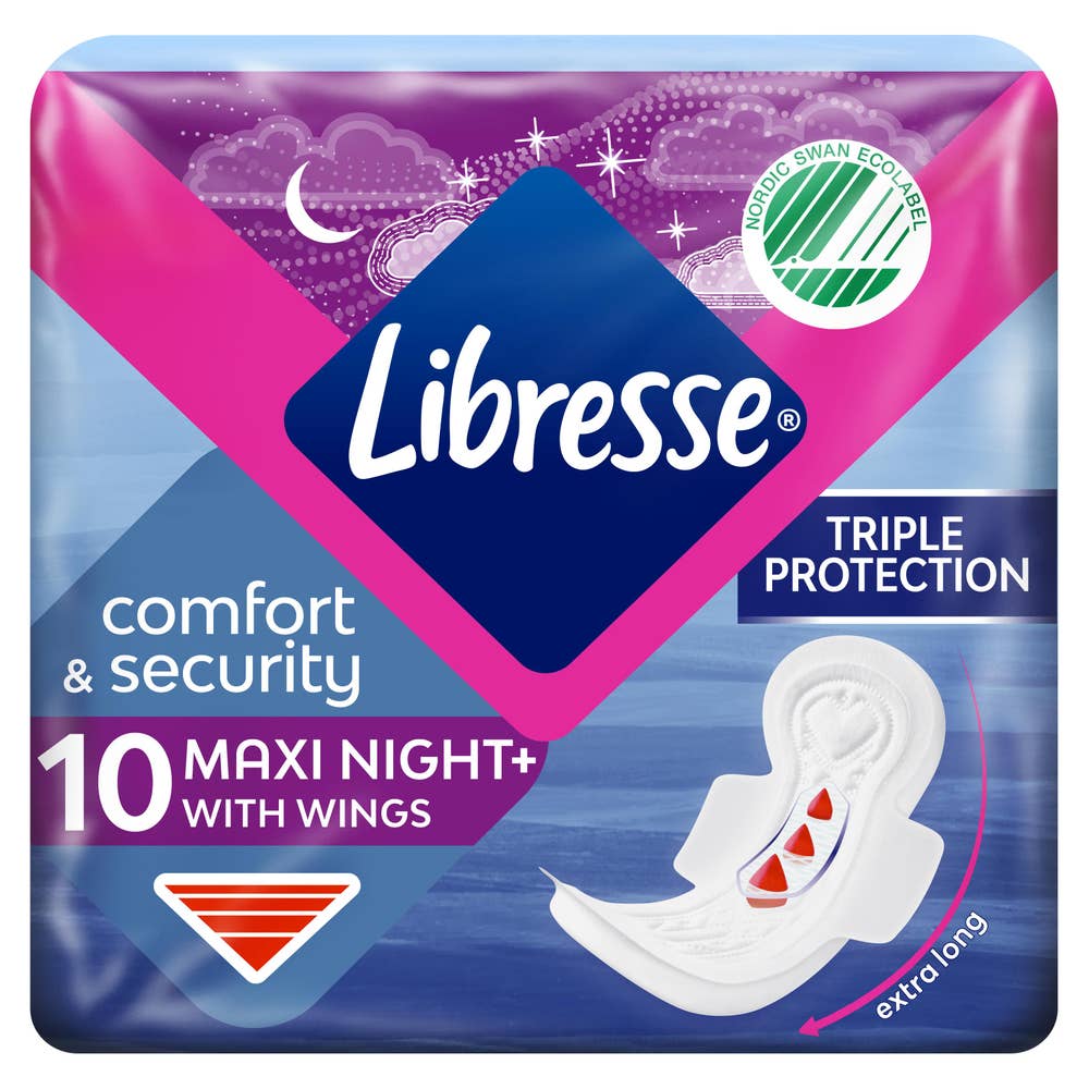 Libresse Bind Maxi Goodnight Wing