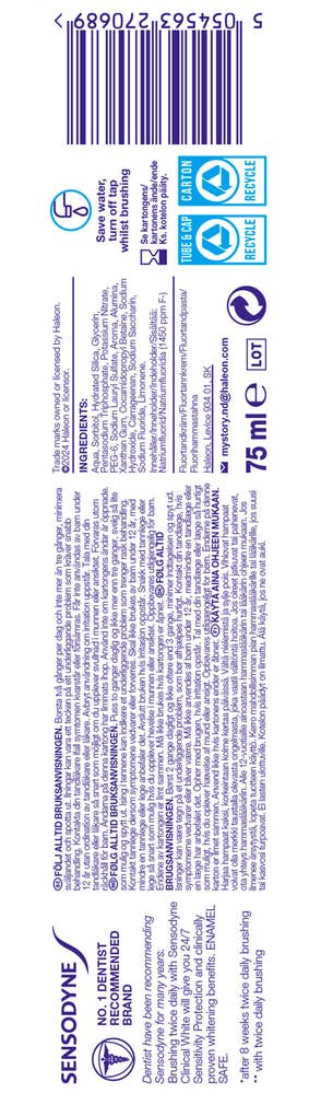 Sensodyne Tannkrem Clinical white